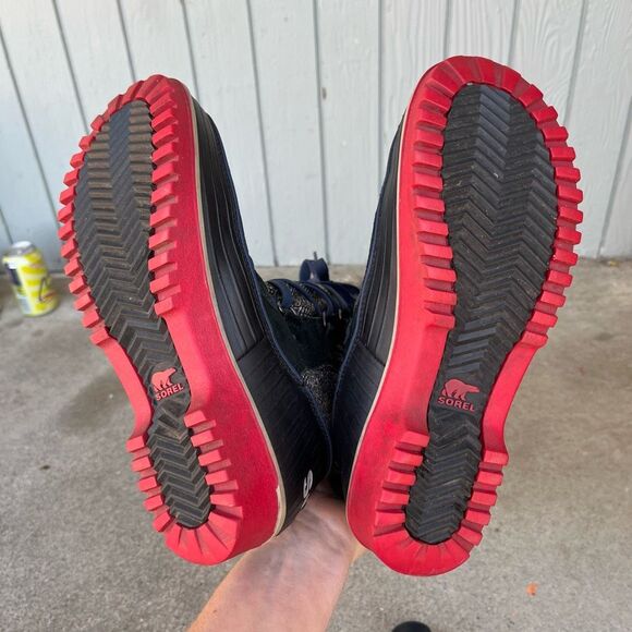 Sorel Tivoli High Herringbone Waterproof Fur Gray Boots Women's - SZ 8 - Picture 7 of 14